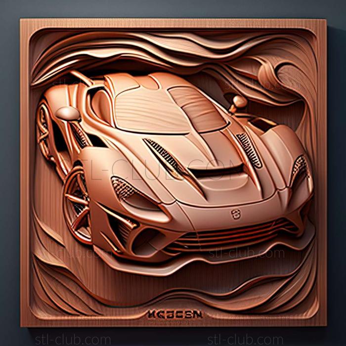 3D мадэль Koenigsegg Regera (STL)